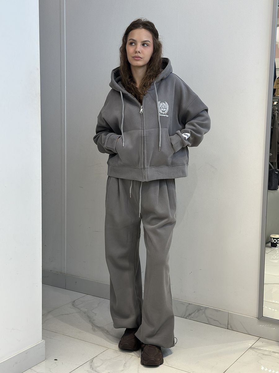 Костюм (7) 3288 худи брюки флис ВС