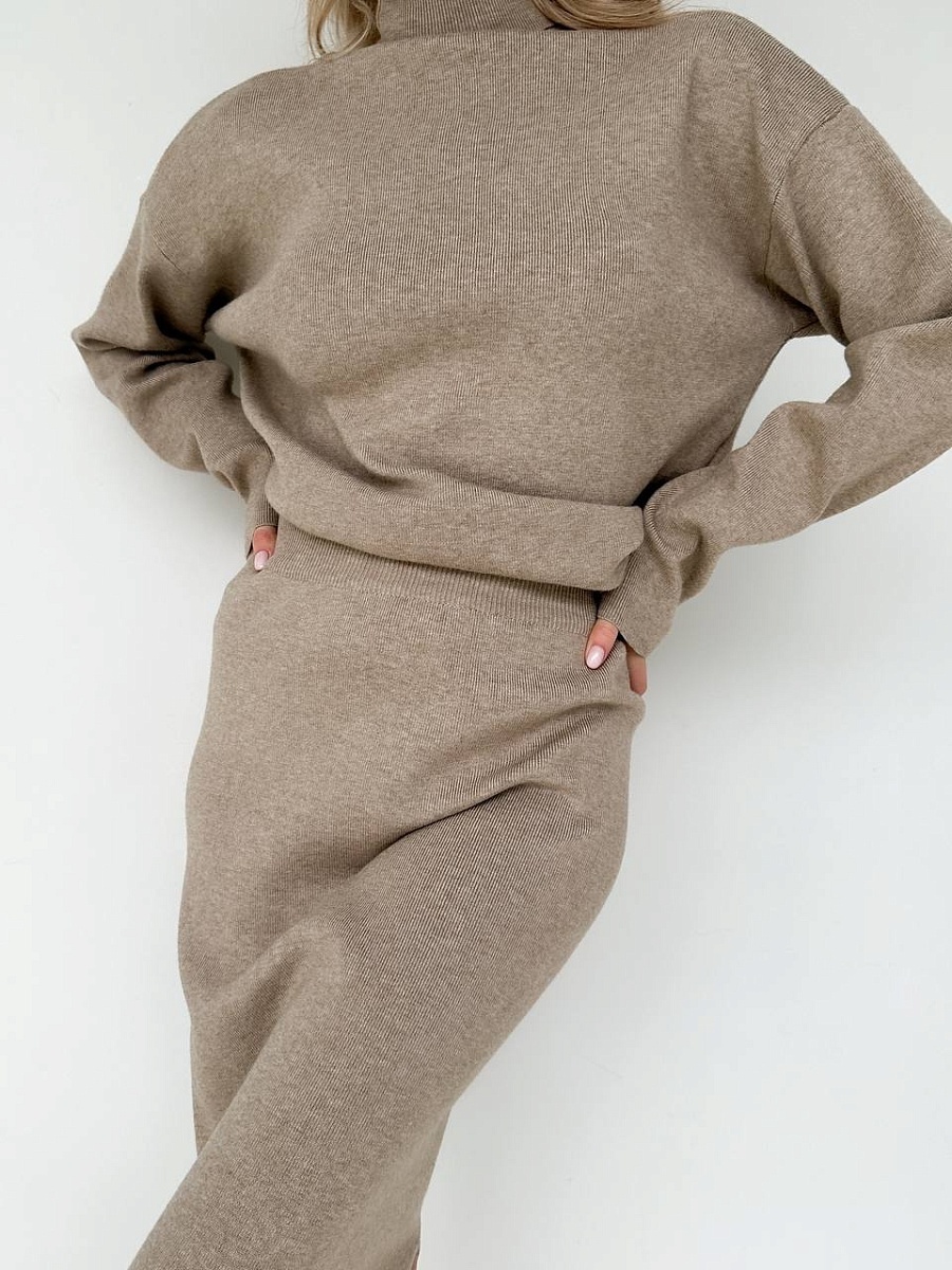 Костюм (4) 11490 трикотажный свитер и юбка