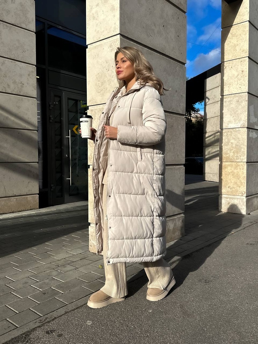 Куртка (2) 20180 пальто с капюшоном